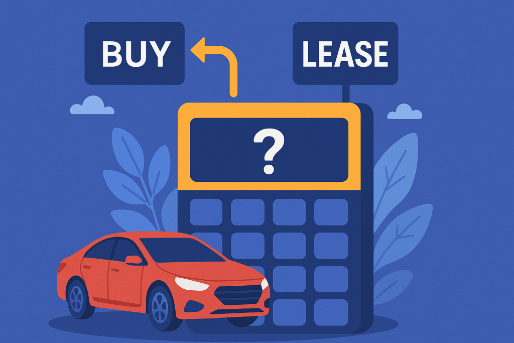 Car buy vs lease calculator landing page main image for cardealhero
